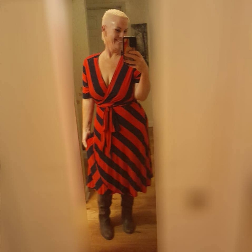 TORY BURCH True Wrap Dress Sz XL